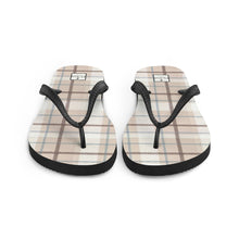 Load image into Gallery viewer, Flip-Flops O&#39;Lo Plaid Beige
