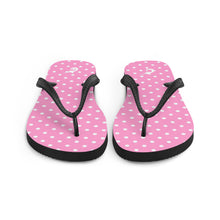 Load image into Gallery viewer, Flip-Flops Polka Pink/White
