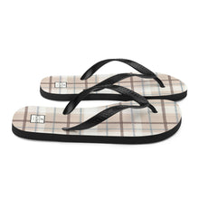 Load image into Gallery viewer, Flip-Flops O&#39;Lo Plaid Beige
