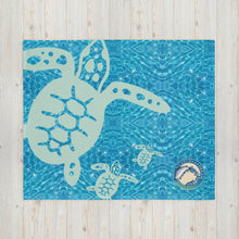Load image into Gallery viewer, Throw Blanket Sea Turtle Catch-A-Dream
