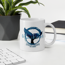 Load image into Gallery viewer, White glossy mug Whale Tail
