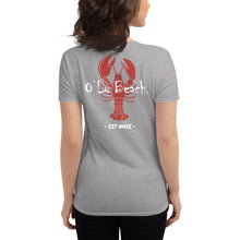 Load image into Gallery viewer, Women&#39;s short sleeve t-shirt Lobster
