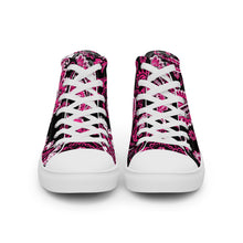 Load image into Gallery viewer, Women’s high top Paisley canvas shoes
