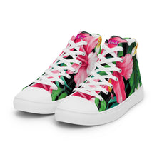 Load image into Gallery viewer, Women’s high top Hawaiian canvas shoes
