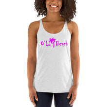 Load image into Gallery viewer, Women&#39;s Racerback Tank Palm (Pink)
