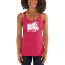Load image into Gallery viewer, Women&#39;s Racerback Tank American Palm
