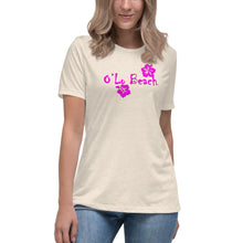 Load image into Gallery viewer, Women&#39;s Relaxed T-Shirt Hibiscus
